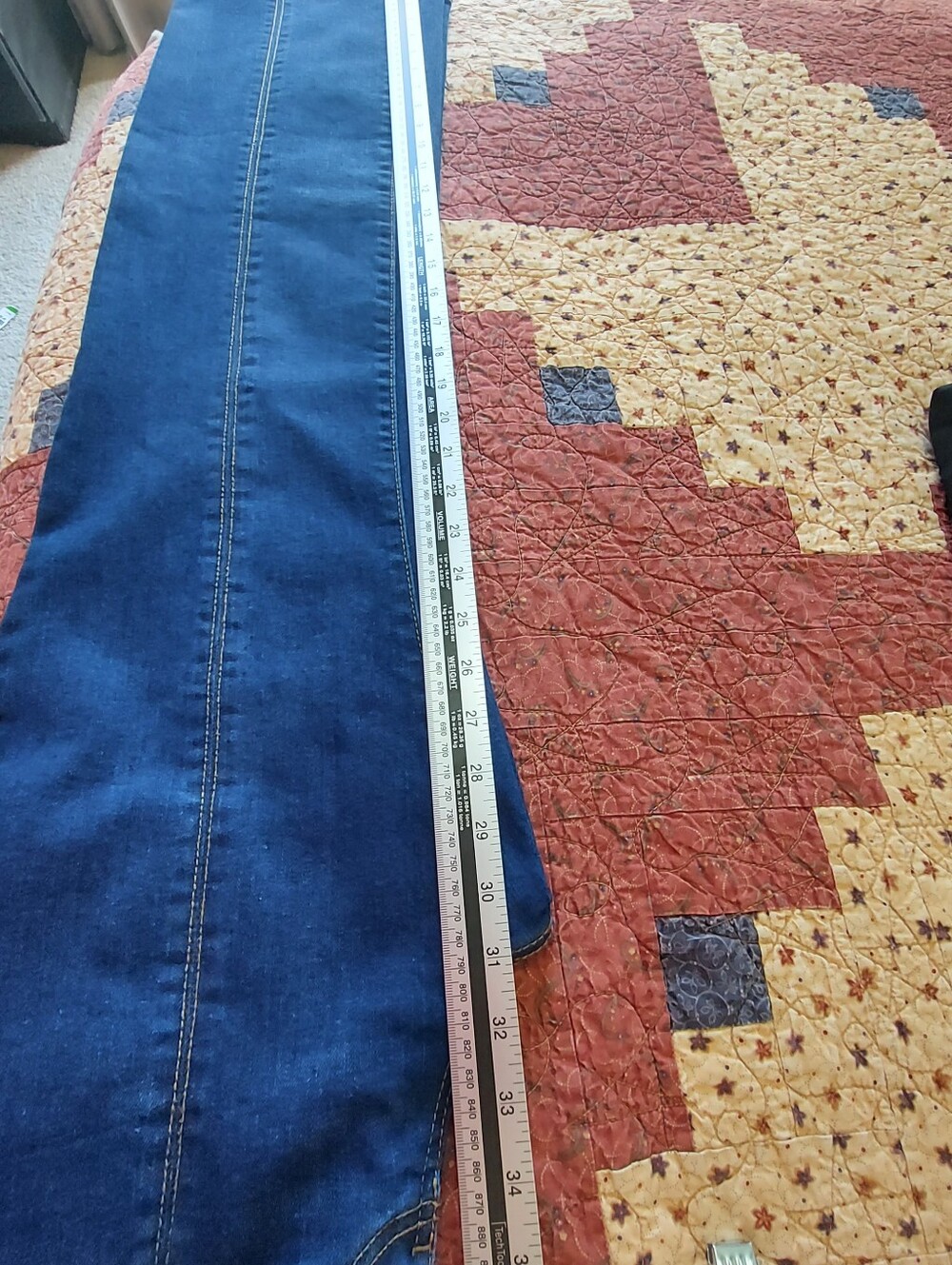 OAT New York Women’s Pin-Tuck Seam Straight-Leg Jeans Size 6/28 - Picture 7 of 9